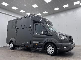 krockskadad bil bedrijf Ford Transit 2.0 TDCI Autom. STX Paardenwagen Navi Clima 2024/8