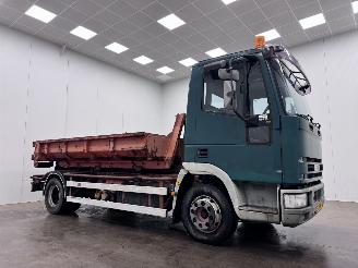 skadebil vrachtwagen Iveco  ML80E15/75 Haakarm Afzetbak Kipper 1998/7