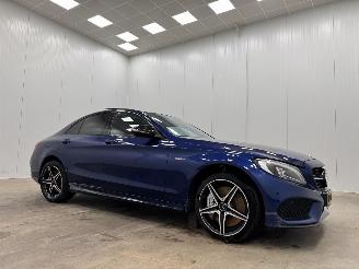 krockskadad bil auto Mercedes C-klasse AMG 43 4Matic Panoramadak Navi Clima 2018/2