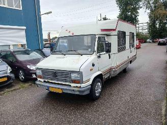 dommages  camping cars Peugeot  J5 (280L) Chassis-Cabine 2.5D (CRD93) [54kW] 1989/7