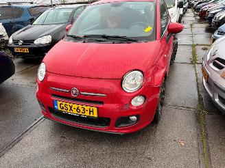 damaged passenger cars Fiat 500  2013/2