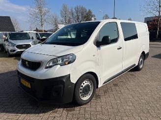 krockskadad bil bedrijf Peugeot Expert 2.0 BLUEHDI 90KW DC LANG  AIRCO KLIMA NAV EURO6 2017/10