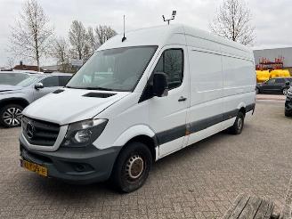 krockskadad bil bedrijf Mercedes Sprinter 314 CDI 105KW MAXI L3H2 AIRCO KLIMA EURO6 2016/12