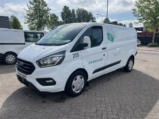 krockskadad bil bedrijf Ford Transit Custom 2.0 TDCI 95KW AUTOMAAT LANG AIRCO KLIMA 2024/4