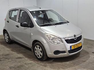 krockskadad bil auto Opel Agila 1.0 12V MPV  Benzine 996cc 50kW (68pk) FWD 2012/3