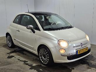 krockskadad bil auto Fiat 500 0.9 TwinAir 85 Hatchback  Benzine 875cc 63kW (86pk) FWD 2012/2