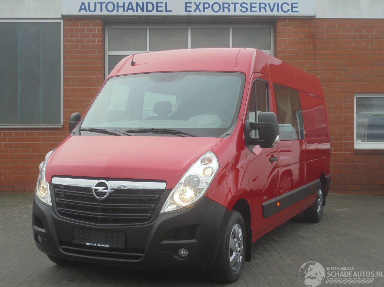 Opel Movano Maxi XL D.C. Dubbel cabine, 140pk Euro6, Airco, Navi, Camera