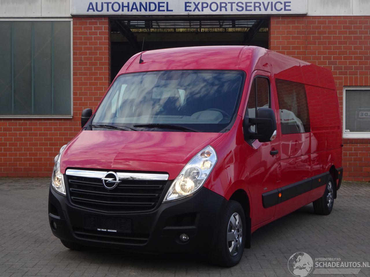 Opel Movano Maxi XL D.C. Dubbel cabine, 140pk Euro6, Airco, Navi, Camera