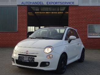 skadebil auto Fiat 500 Cabrio, Airco, Half leer, Euro6 2014/6