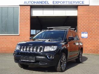 Damaged car Jeep Compass Limited 2.2 CRD 4x4 120kw, Leer, Airco, Trekhaak, Cruise, Stoelverw 2014/3