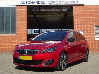 Vaurioauto  passenger cars Peugeot 308 SW 2.0 BlueHDI GT-line, Panorama, Leer, Climate & Cruise 2017/7