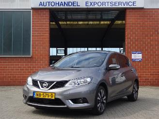 Damaged car Nissan Pulsar 1.2i Automaat N-Connecta, Leer, Airco, Navi, Cruise, Camera 2017/1