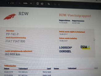 Fiat 500 0.9 TWin Air Louge Panorama Dak 80pk  2017 navigatie sportstoelen   [ nieuwstaat picture 8