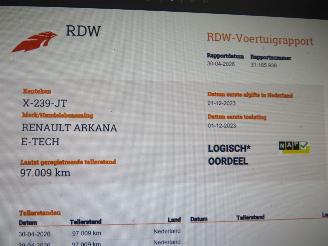 Renault Arkana E-TECH 1.6 Full Hybrid 145 Automaat 94pk Elektrisch benzine picture 10