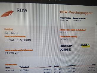 Renault Modus 1.6 112pk  Automaat  Night & Day 80.000km nap MPV  [ Nieuwstaat  splinter nieuw picture 7
