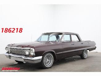damaged passenger cars Chevrolet Bel Air 5.7 V8 350ci 4-Door Saloon 1963 1963/1