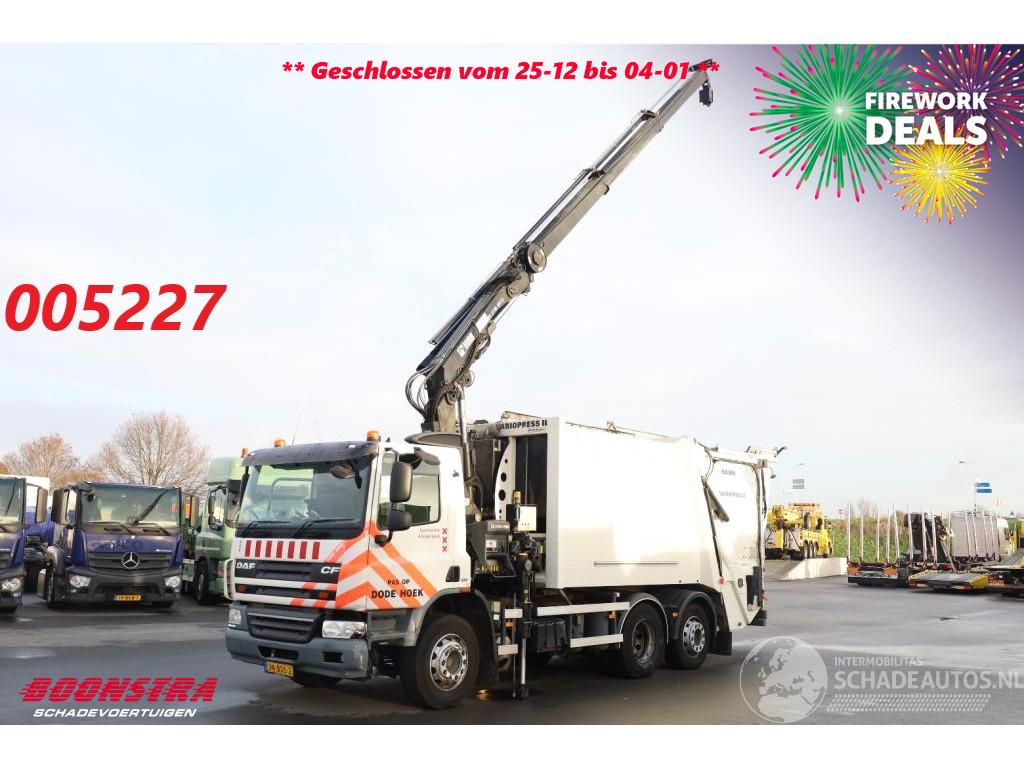 DAF  Faun Variopress II Hiab 211 BW-3 HiPro Kran Müllwagen