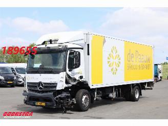 skadebil vrachtwagen Mercedes Antos 2124 Koffer 8.60 Meter!! LBW Euro 6 2017/11