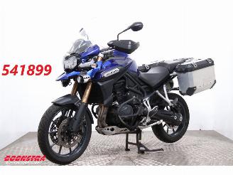 dañado motos Triumph Tiger 1200 Explorer ABS 1215 Cruise 2X Koffer 2014/5