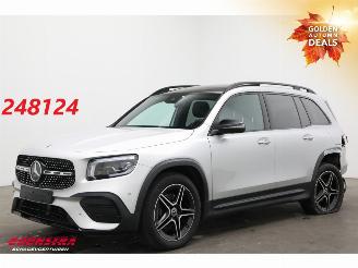 krockskadad bil auto Mercedes GLB 200d AMG Pano LED Virtual Clima Camera SHZ PDC 2023/4
