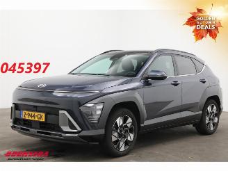 krockskadad bil auto Hyundai Kona 1.6 GDI HEV Premium Ventilatie ACC LED Pano Memory 360° AHK 2024/4