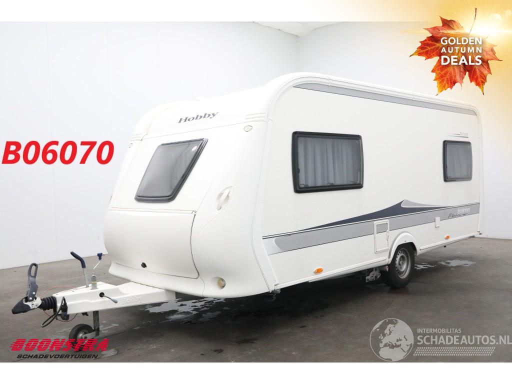 Hobby  490 De Luxe Mover Luifel Fietsendrager Single Beds Rondzit