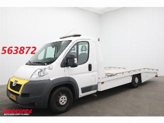 krockskadad bil bedrijf Peugeot Boxer 3.0 HDI 177 PK Lucht Winde Navi Airco Cruise AHK 2014/4
