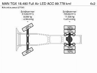 MAN TGX 18.480 Full Air LED ACC 89.778 km! picture 34