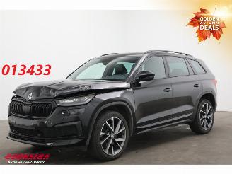 krockskadad bil auto Skoda Kodiaq 2.0 TDI 200 PK DSG 4X4 Sportline LED ACC Memory Canton Camera AHK 2023/1