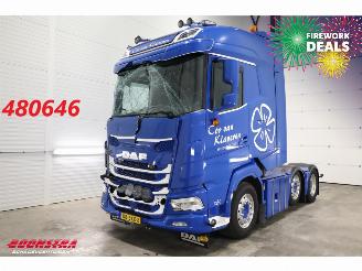 krockskadad bil vrachtwagen DAF XG 480 FTG 6X2 PTO Alcoa Retarder Standairco ACC 107.999 km! 2024/7