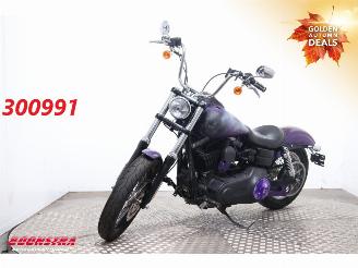 krockskadad bil motor Harley-Davidson  FXDB Dyna Street Bob Vance Hines 15.407 Mijl! 2014/1