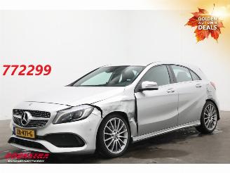 krockskadad bil auto Mercedes A-klasse 200 7G-Tronic AMG LED Navi Clima Cruise Camera SHZ PDC 2018/5