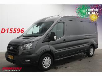 krockskadad bil bedrijf Ford Transit 2.0 TDCI Aut. L3-H2 Trend Navi Clima Cruise Camera PDC AHK 2023/4