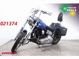 dañado motos Harley-Davidson  FXSTC Softail Custom 1997/1