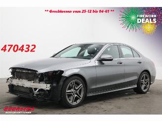 Unfallwagen Mercedes C-klasse 200 9G-Tronic AMG Leder Navi Clima Cruise Camera SHZ 2019/2