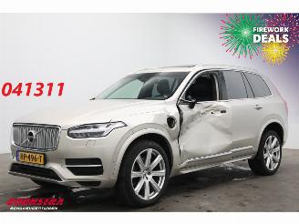 krockskadad bil auto Volvo Xc-90 T8 Twin Engine AWD Inscription 7-Pers. Pano LED ACC 360° Memory Lucht AHK 2015/12