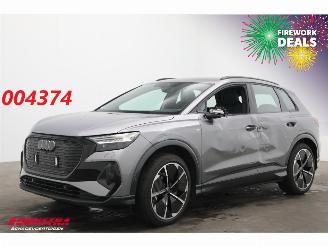 krockskadad bil auto Audi Q4 55 Quattro S-Line 82 kWh Magnetic Ride HUD ACC Matrix Sonos AHK 2024/8