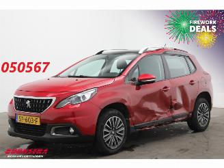 damaged passenger cars Peugeot 2008 1.2 PureTech Active Pano Navi Airco Cruise PDC 77.152 km! 2018/5