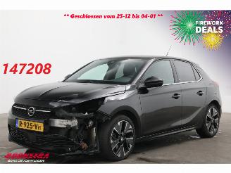 krockskadad bil auto Opel Corsa-E Ultimate 50 kWh LED Pano Navi Clima Camera LRHZ SHZ PDC 2022/5