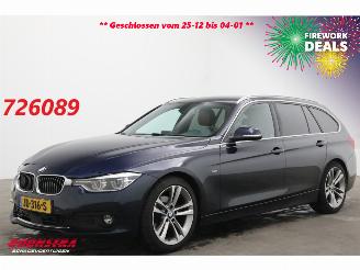skadebil auto BMW 3-serie Touring 320d EDE Luxury LED ACC Leder Memory Camera SHZ PDC 2016/2
