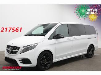 krockskadad bil bedrijf Mercedes V-klasse 300d Lang 9G-Tronic Edition AMG DoKa Leder LED ACC Burmester 360° AHK 2023/8