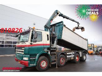 bruktbiler vrachtwagen GINAF  4241 S 8X4 Kipper HMF 1643 Z2 Kran Euro 5 2009/3