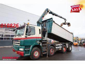 bruktbiler vrachtwagen GINAF  4241 S 8X4 Kipper HMF 1643 Z2 Kran Euro 5 2009/3