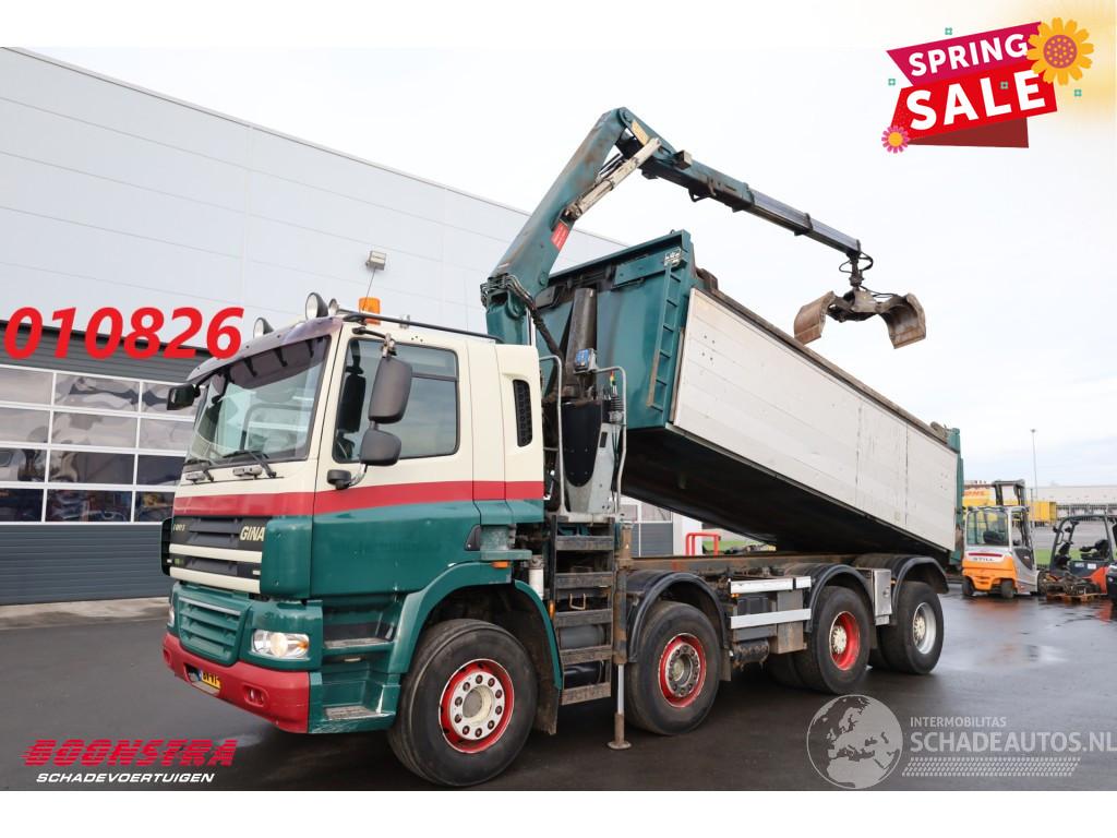 GINAF  4241 S 8X4 Kipper HMF 1643 Z2 Kran Euro 5