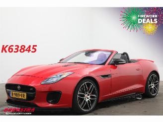 skadebil auto Jaguar F-type 2.0T Chequered Flag Meridian Memory Leder LED Apple Camera LRHZ SHZ 2019/7