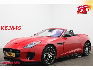 skadebil auto Jaguar F-type 2.0T Chequered Flag Meridian Memory Leder LED Apple Camera LRHZ SHZ 2019/7