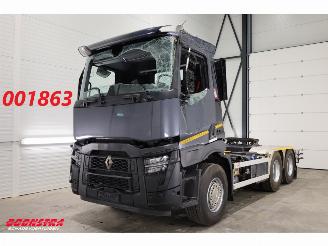 danneggiata veicoli industriali Renault  480 ACC 2X PTO Hydrauliek AJK Kip / Schiebe 6X4 144.786 km! 2023/4