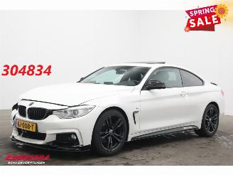 skadebil auto BMW 4-serie Coupé 420i Aut. M-Sport Schuifdak BiXenon Navi Clima Cruise SHZ 175.242 km! 2015/6