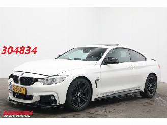 krockskadad bil auto BMW 4-serie Coupé 420i Aut. M-Sport Schuifdak BiXenon Navi Clima Cruise SHZ 175.242 km! 2015/6