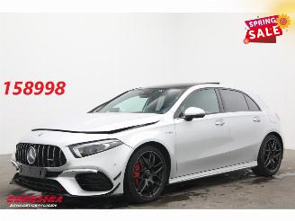 skadebil auto Mercedes A-klasse AMG 45 S 4MATIC+ Schalensitze Drivers Pack Pano Burmester 360¯ 2020/7